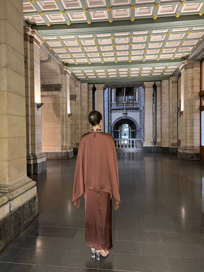 The Doa dress brown