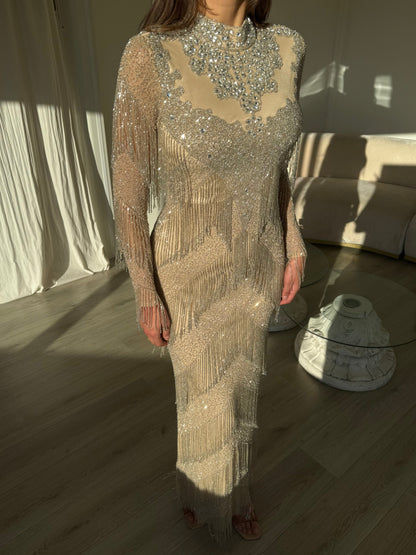 The Selina dress beige