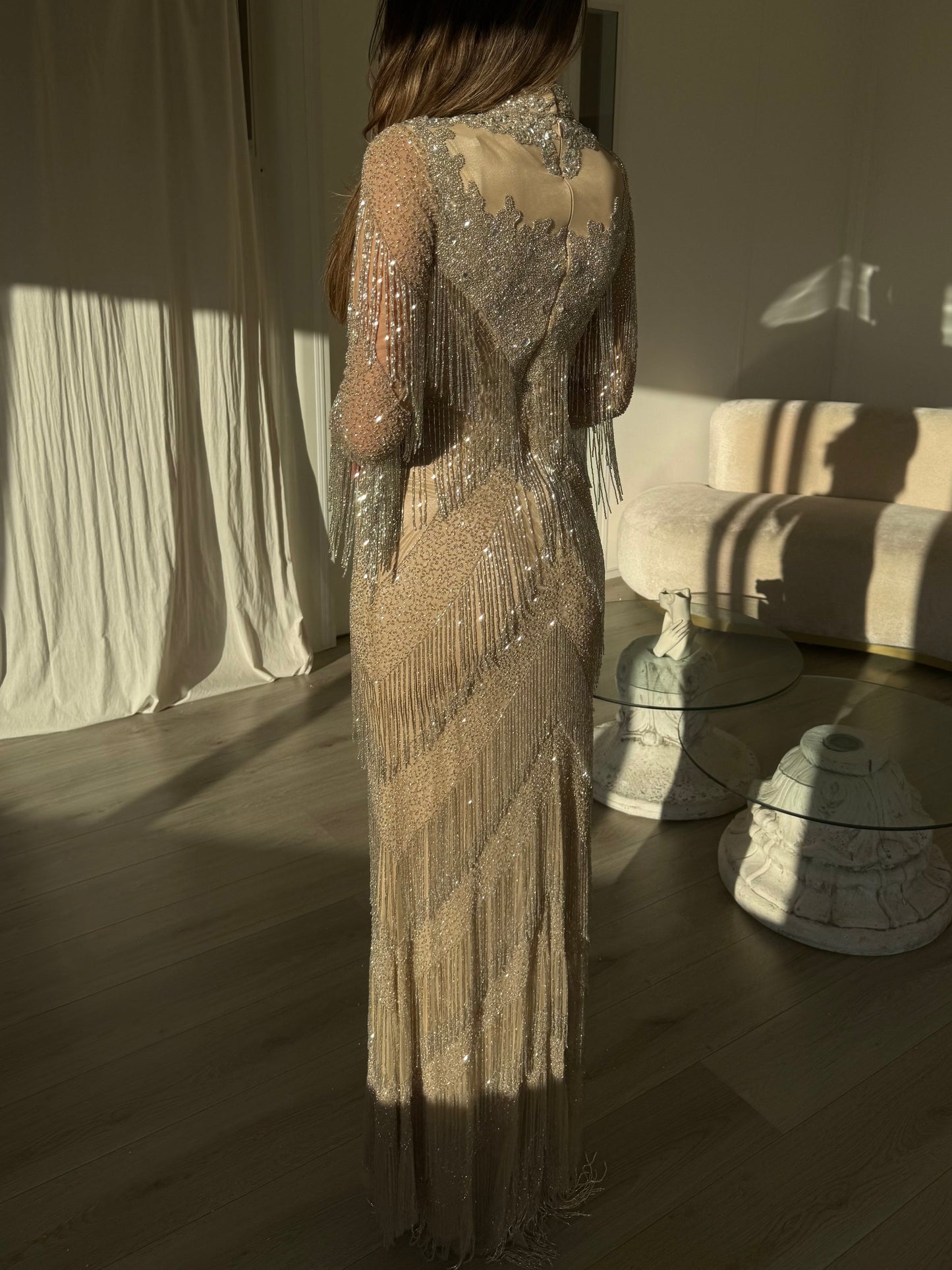 The Selina dress beige