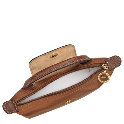 Le Pliage Original Pouch with handle Cognac - Recycled canvas