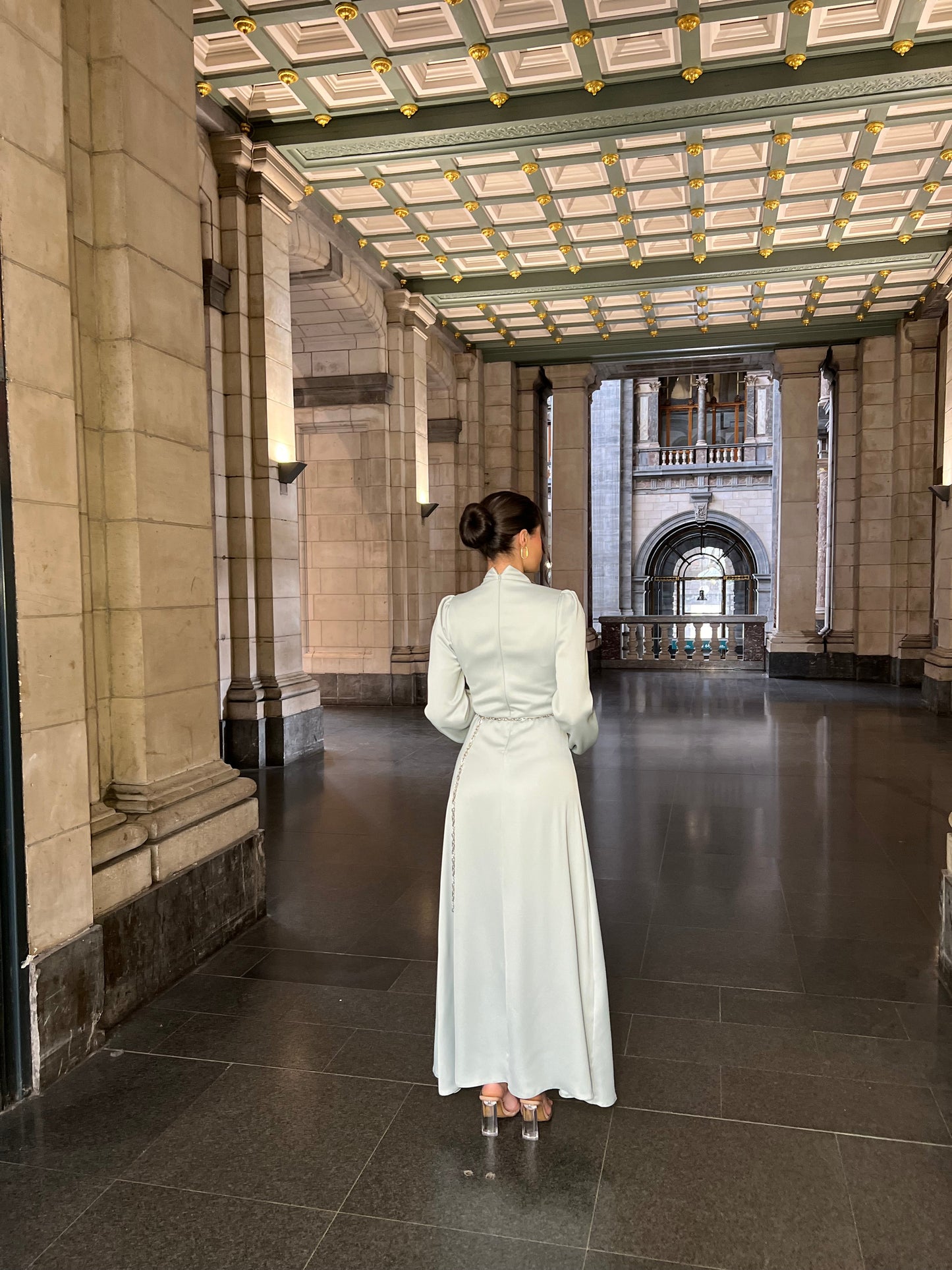 The Emilia dress light mint