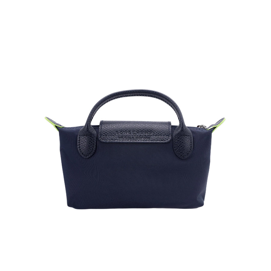 Le Pliage Original Pouch with handle Eco-Friendly Ocean Blue - Recycled canvas