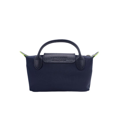 Le Pliage Original Pouch with handle Eco-Friendly Ocean Blue - Recycled canvas