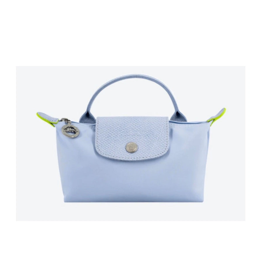 Le Pliage Original Pouch with handle Taro Purple - Recycled canvas