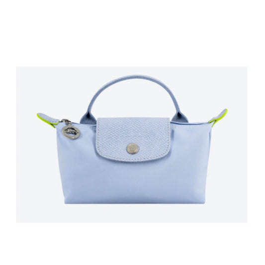 Le Pliage Original Pouch with handle Taro Purple - Recycled canvas