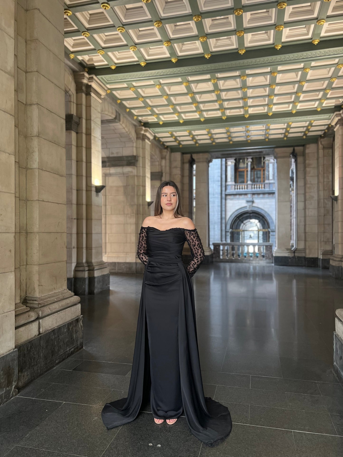 The Asiya dress black