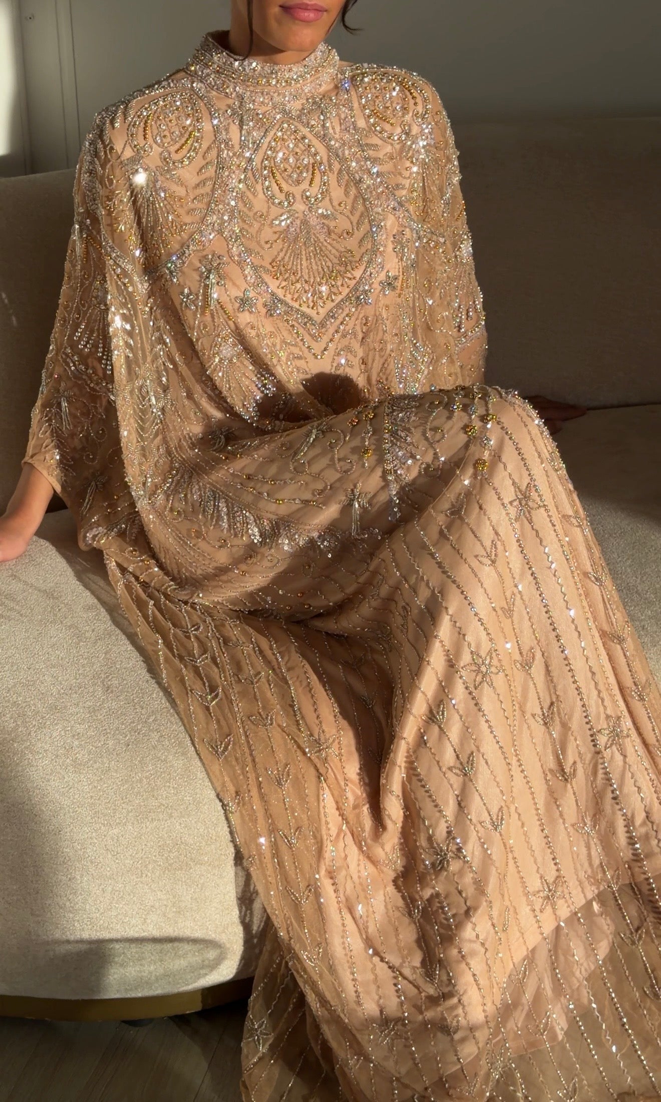 The Denala dress salmon