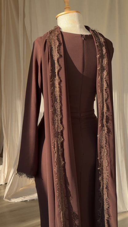 The Lamera dress brown