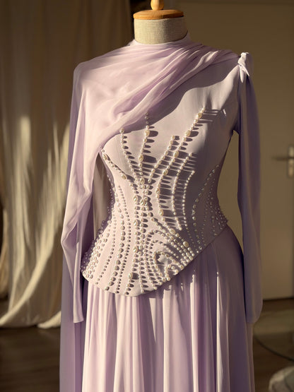 The Camellia dress lilac