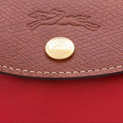 Le Pliage Original Pouch with handle Cinnabar Red - Recycled canvas