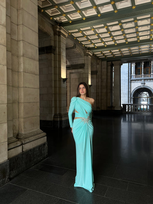 The Melissa dress mint blue