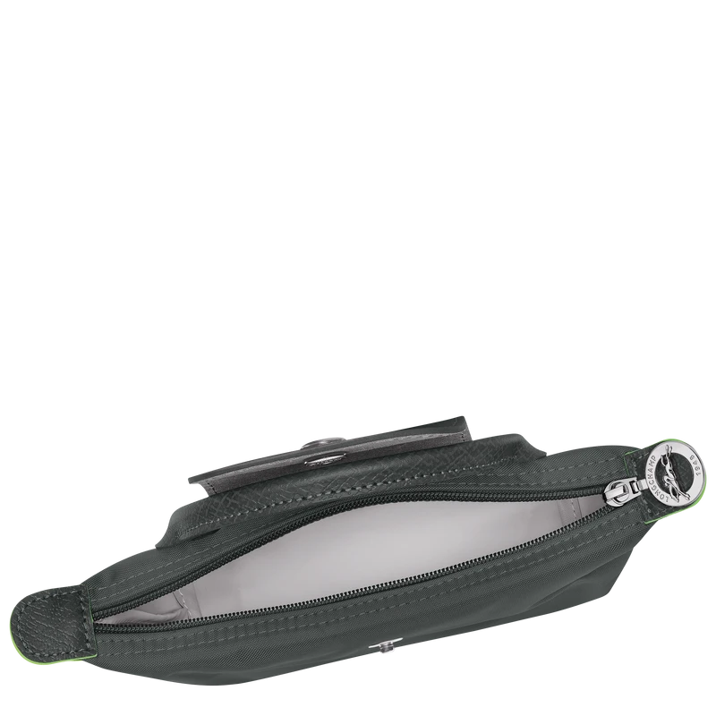 Le Pliage Original Pouch with handle Graphite Black - Recycled canvas
