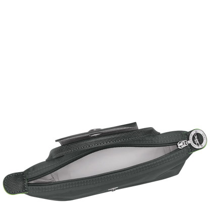 Le Pliage Original Pouch with handle Graphite Black - Recycled canvas