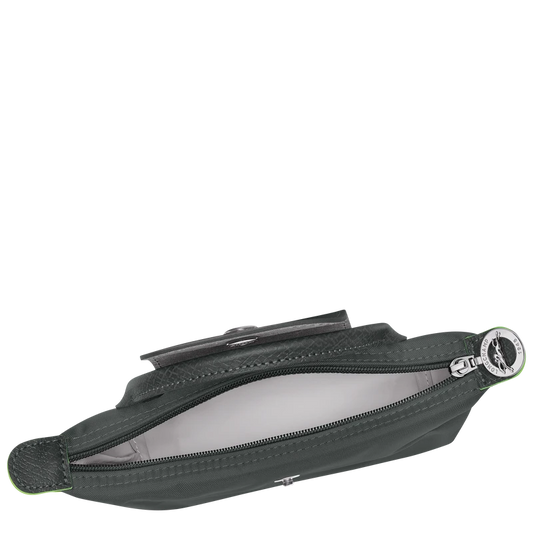 Le Pliage Original Pouch with handle Graphite Black - Recycled canvas