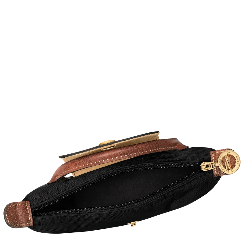Le Pliage Original Pouch with handle Black - Recycled canvas
