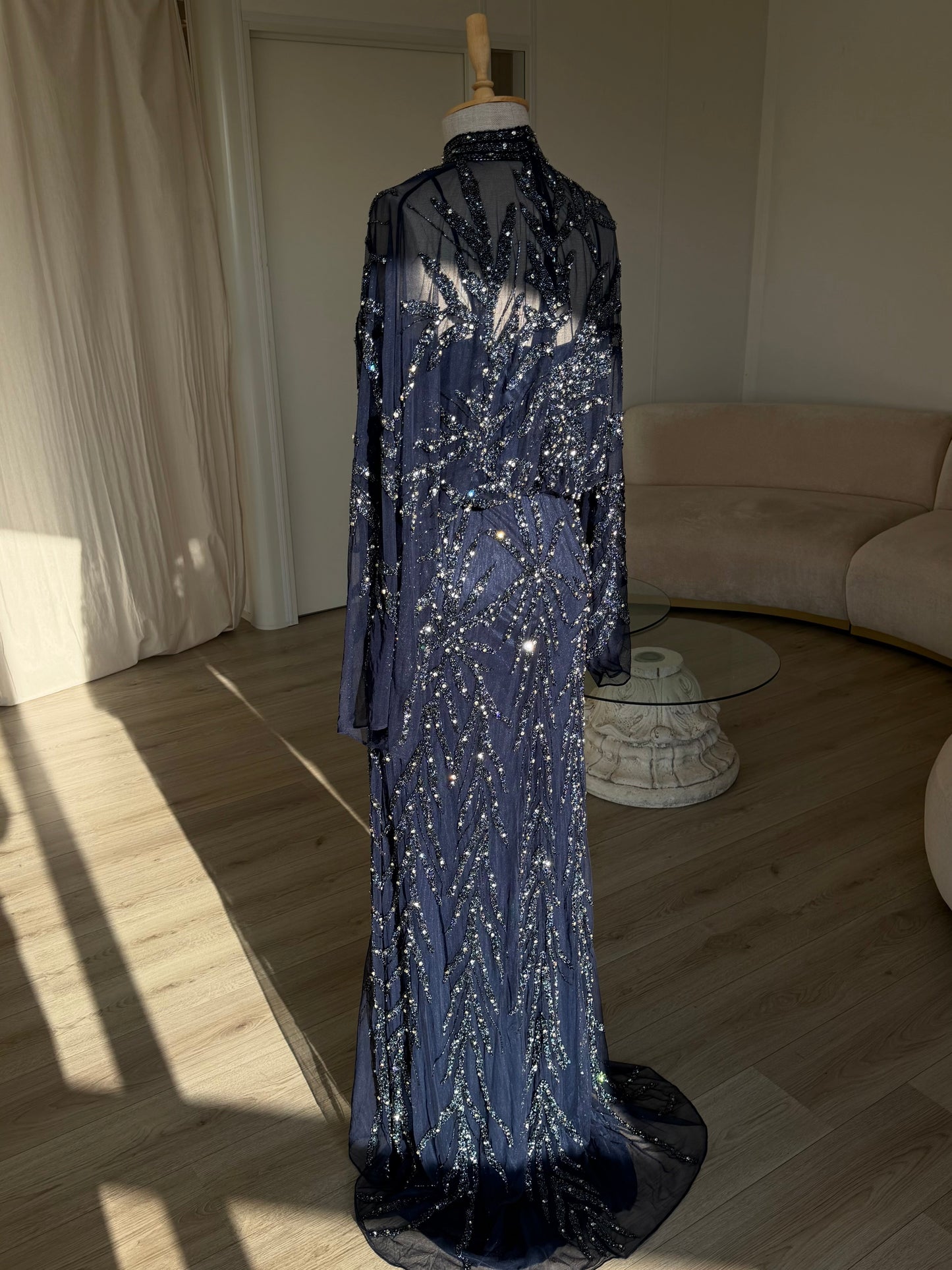 The Hamda dress navy blue