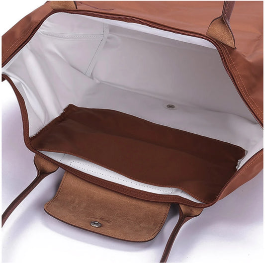 Le Pliage Original Tote bag Eco-Friendly Cognac - Recycled canvas