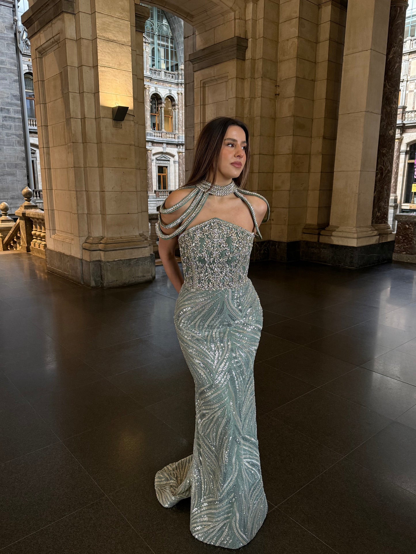 The Arelle dress mint