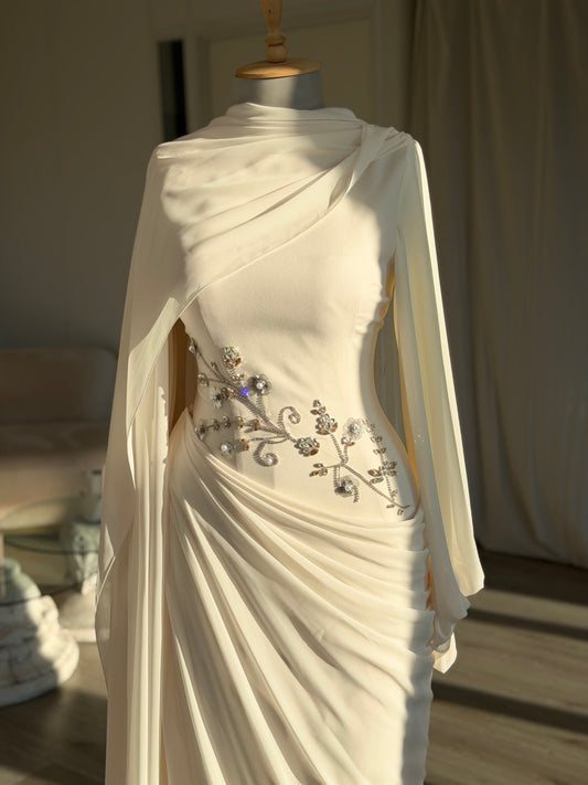 The Zehra dress ivory