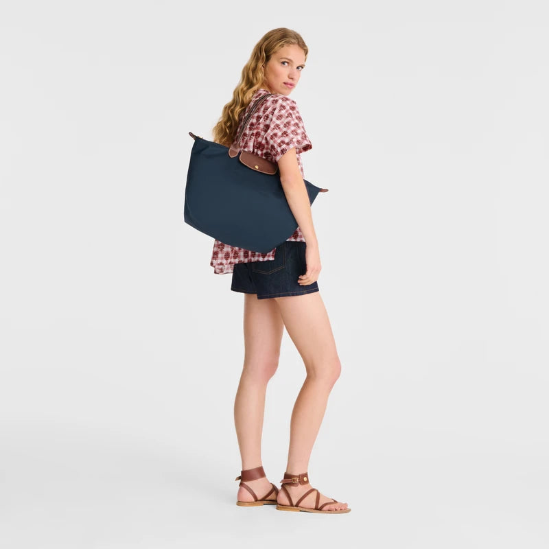 Le Pliage Original Tote bag Navy - Recycled canvas