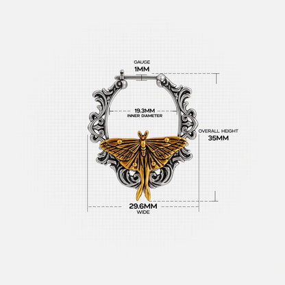 BAROQUE MOTH EARRINGS