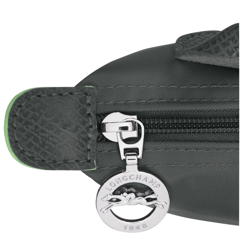 Le Pliage Original Pouch with handle Graphite Black - Recycled canvas
