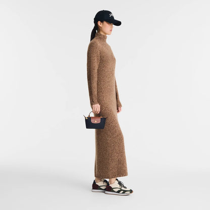 Le Pliage Original Pouch with handle Black - Recycled canvas