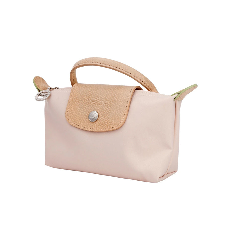 Le Pliage Original Pouch with handle Lotus Root Pink - Recycled canvas