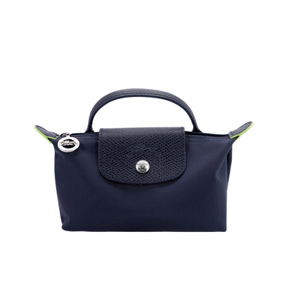 Le Pliage Original Pouch with handle Eco-Friendly Ocean Blue - Recycled canvas