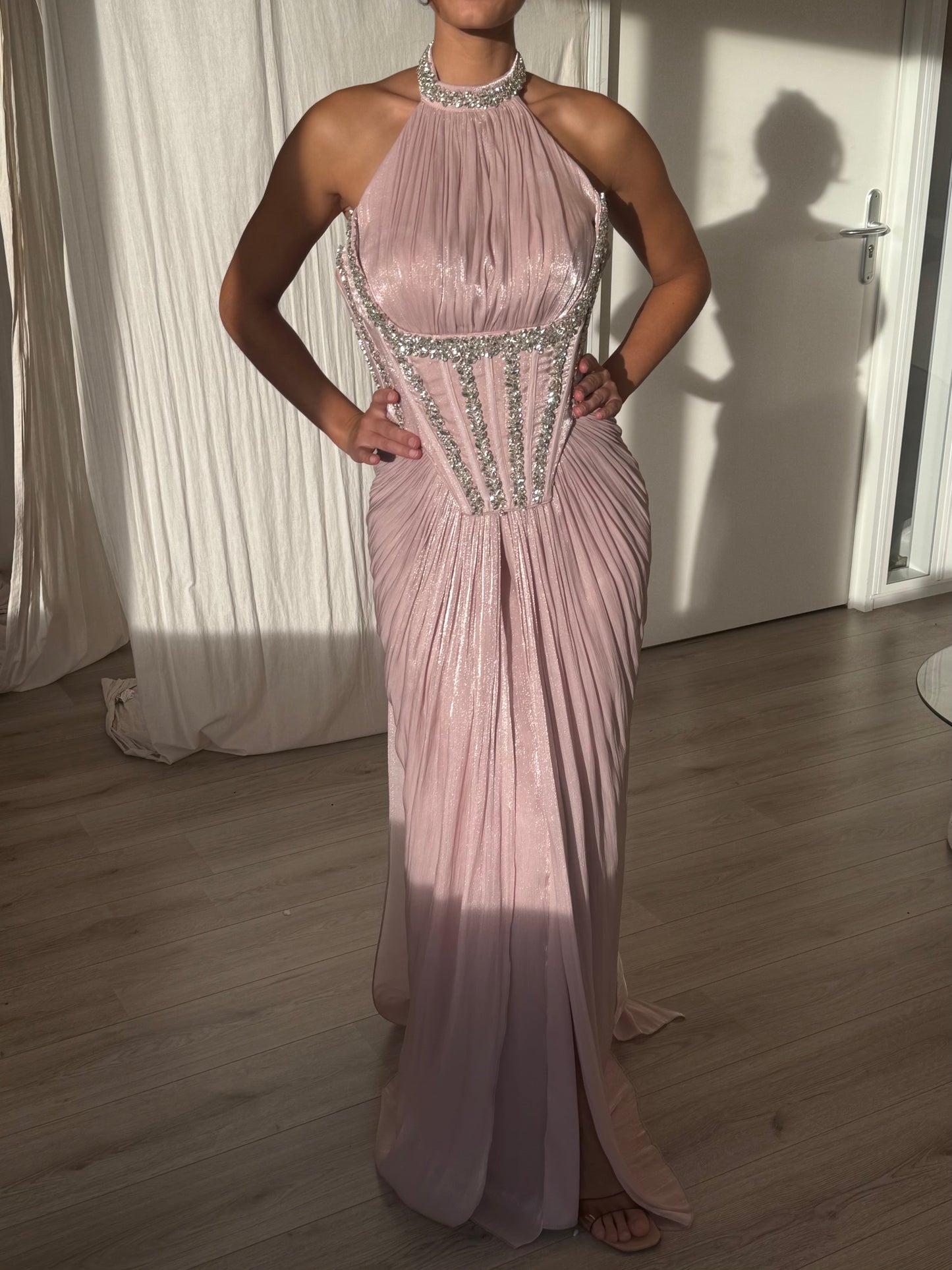 The Selena dress soft pink