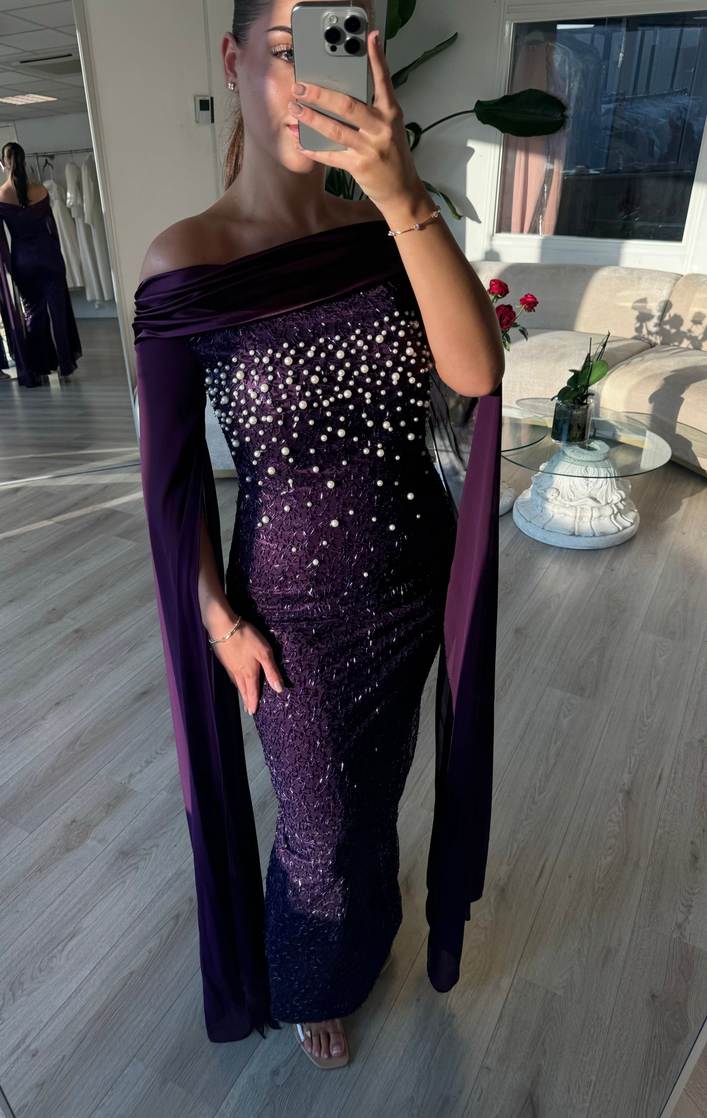 The Alvira dress purple