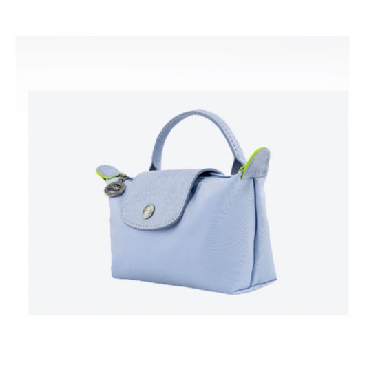 Le Pliage Original Pouch with handle Taro Purple - Recycled canvas