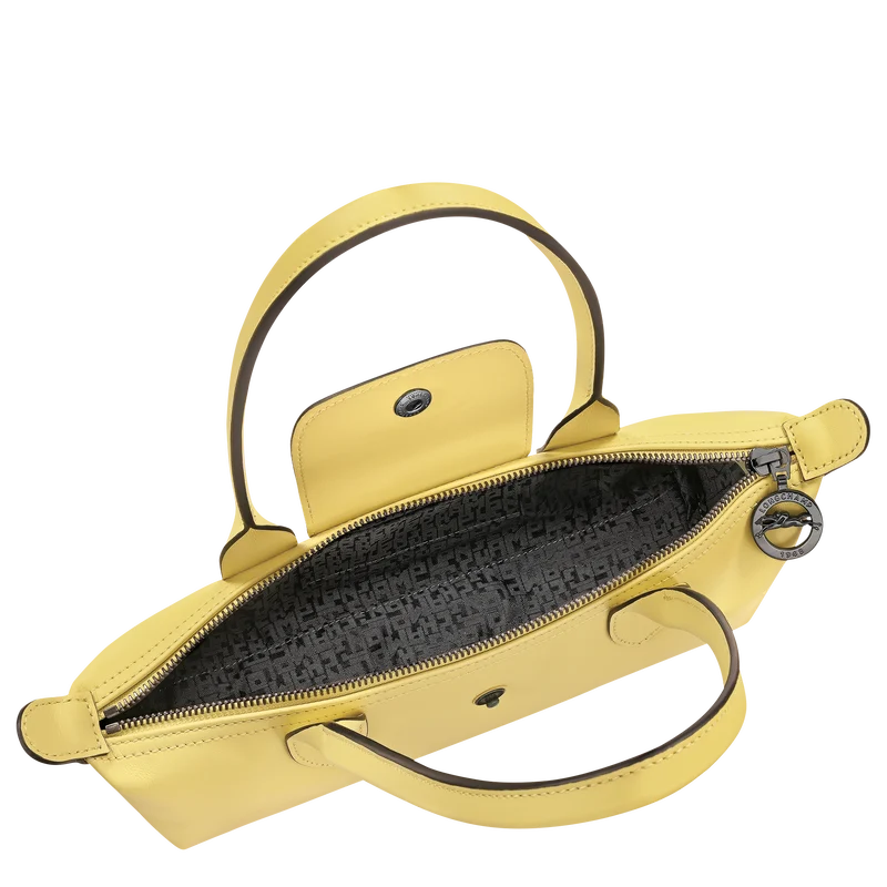 Le Pliage Xtra M Shoulder bag Lime - Leather
