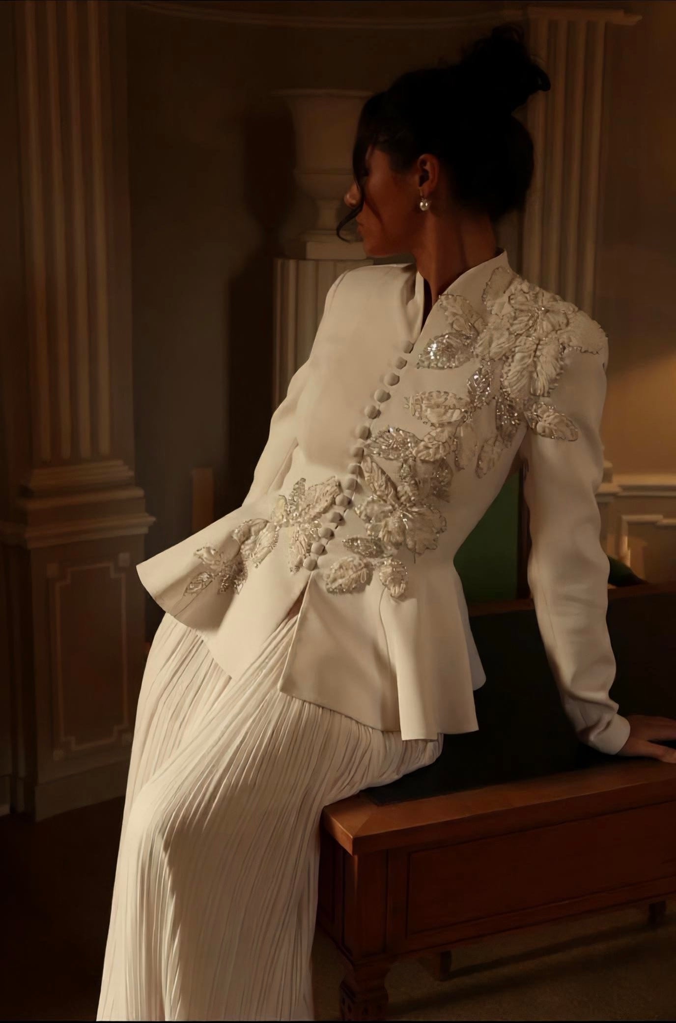 The Aurelia Suit ivory