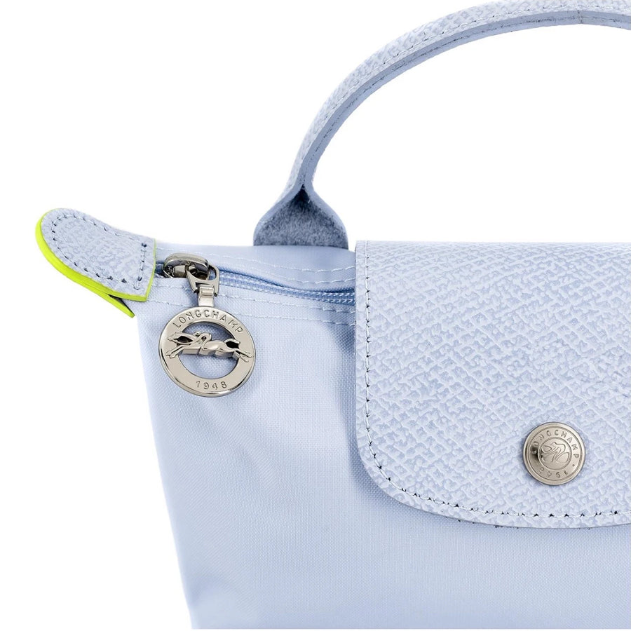 Le Pliage Original Pouch with handle Taro Purple - Recycled canvas