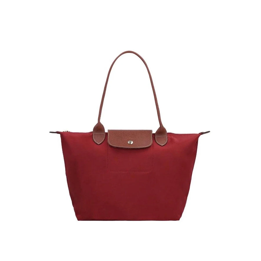 Le Pliage Original Tote bag Burgundy - Recycled canvas