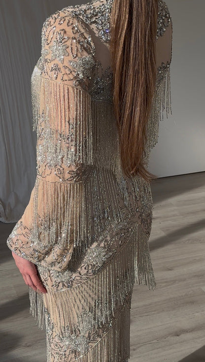 The Layla dress beige