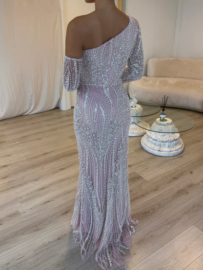 The Aysima dress soft pink
