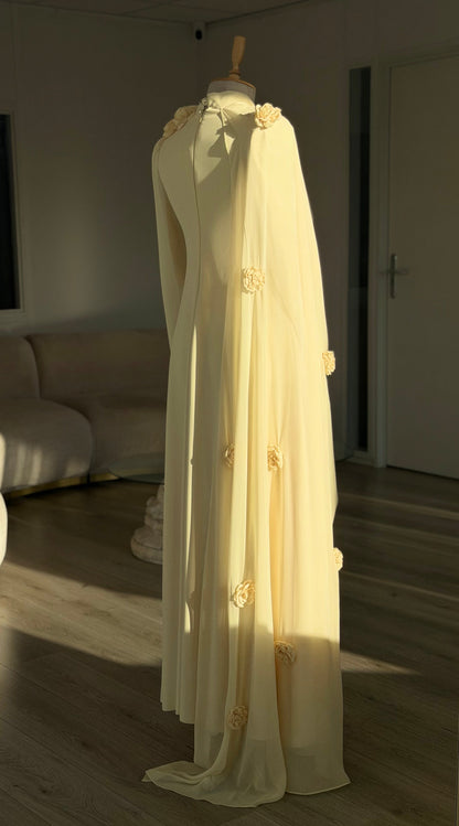 The Iris dress butter yellow