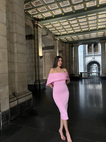 The Marielle dress pink