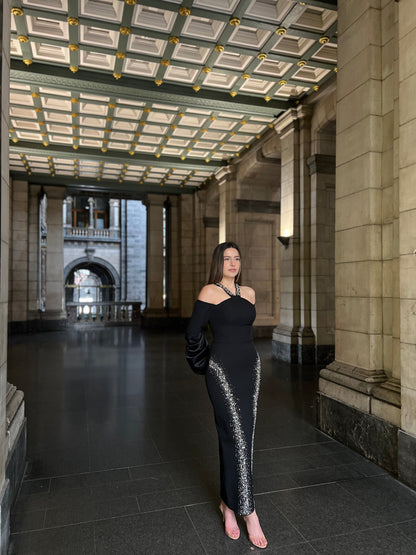 The Ayda dress black