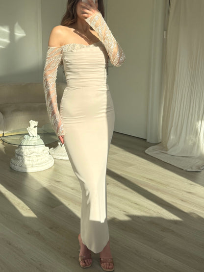 The Nevah dress beige