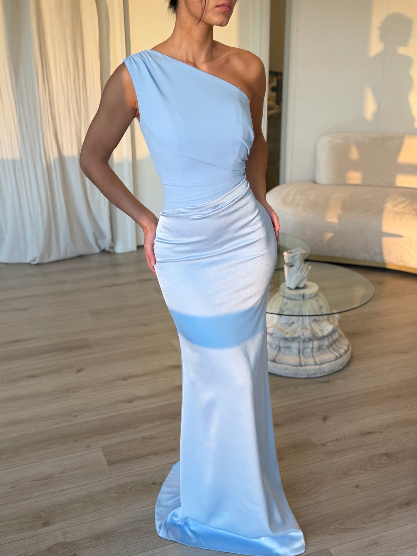 The Zuma dress baby blue
