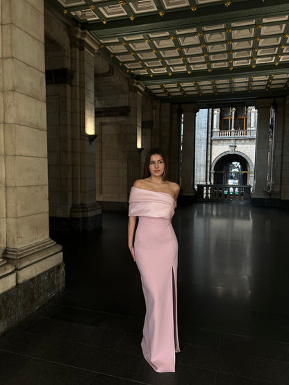The Dilara dress soft pink