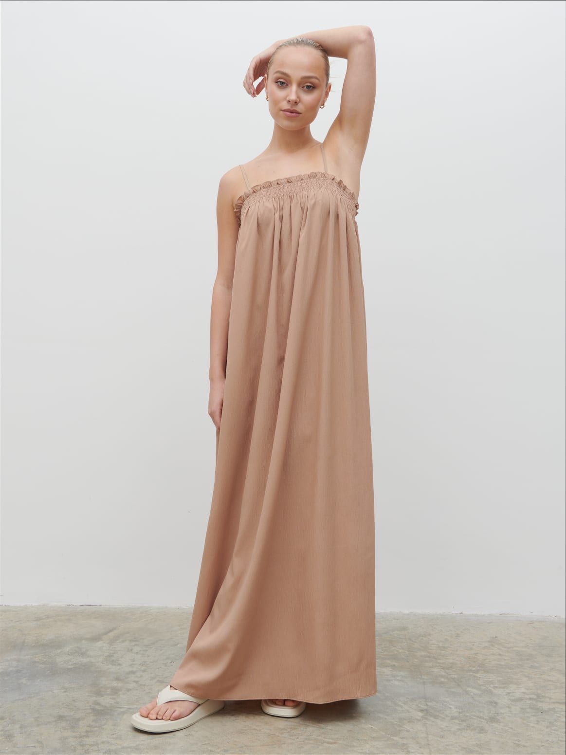 Ada Maxi Dress - Biscuit