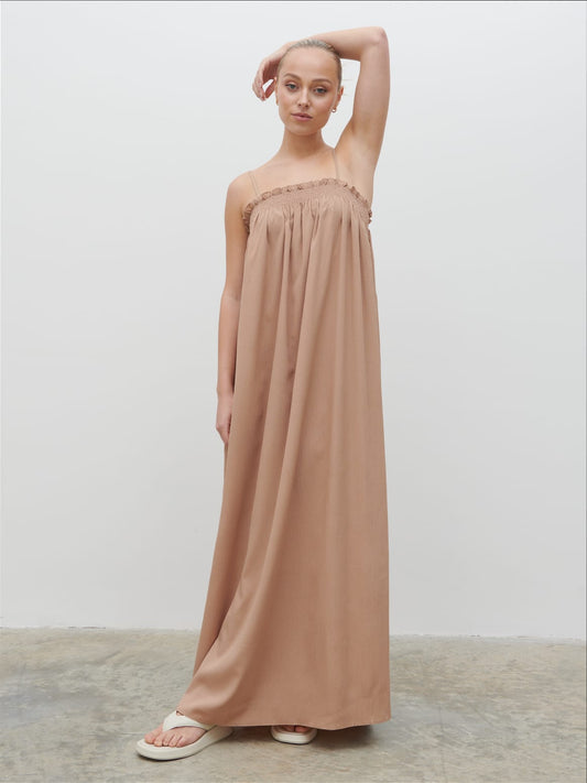 Ada Maxi Dress - Biscuit