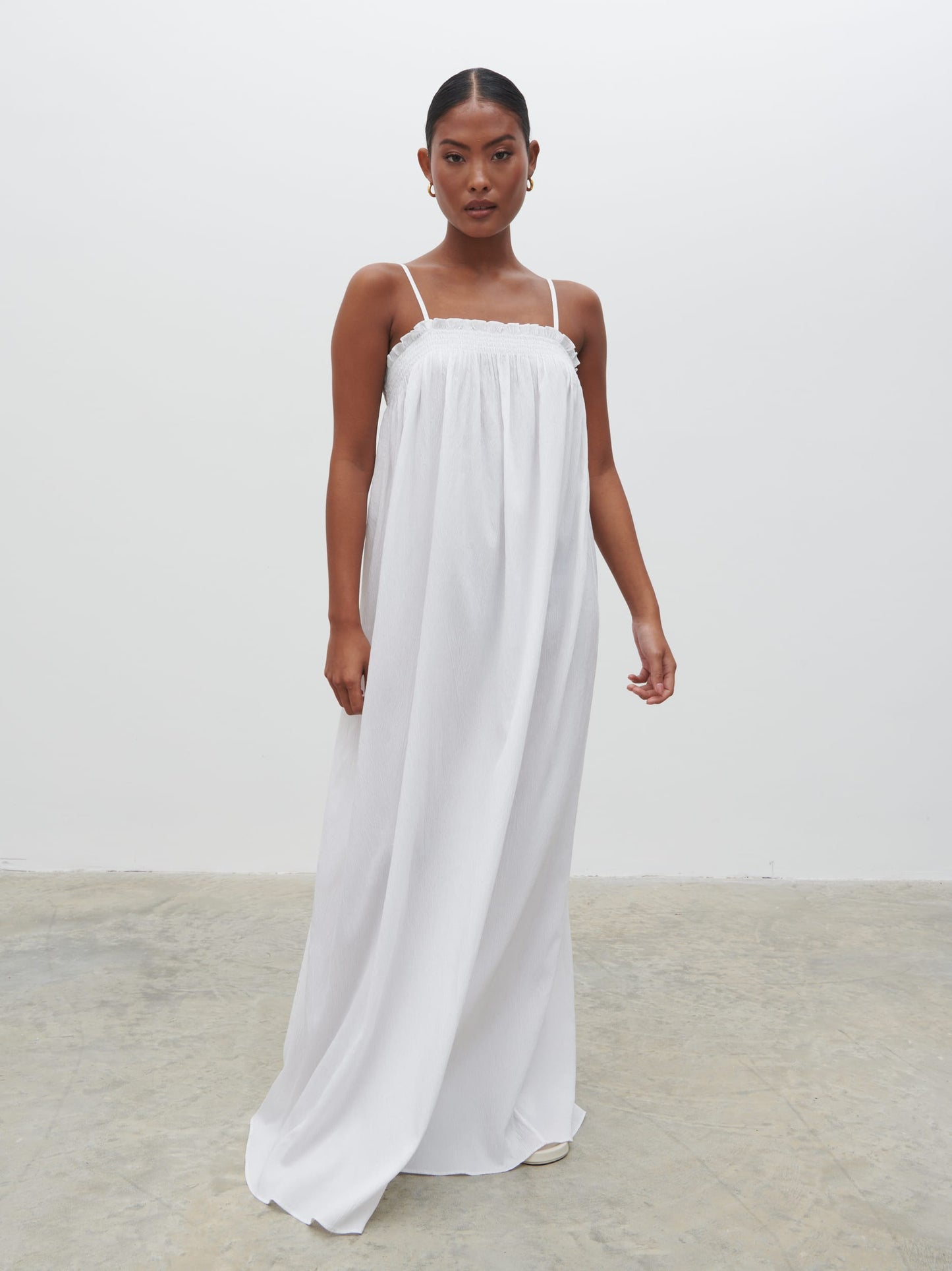 Ada Maxi Dress - White