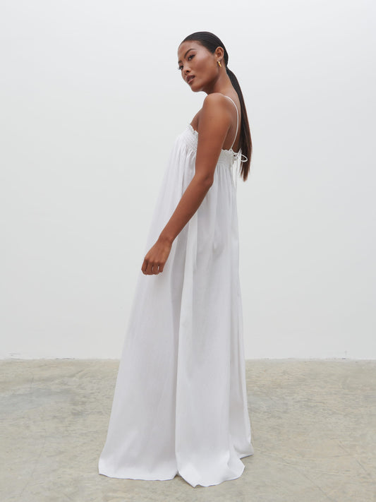 Ada Maxi Dress - White
