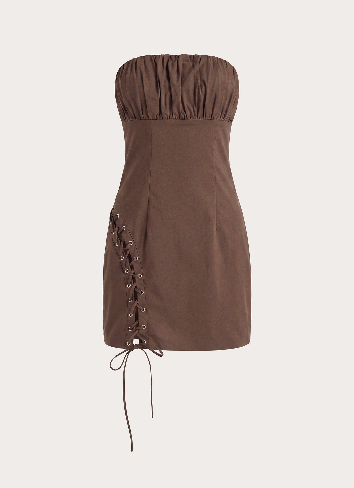 Akirra Mini Dress - Ash Brown