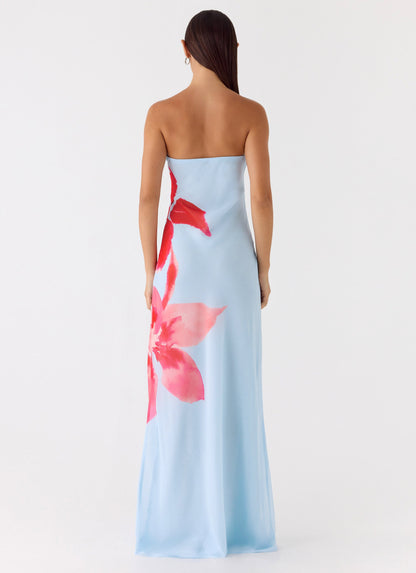 Amelle Maxi Dress - Blue Petal